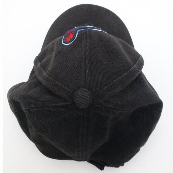 Vintage Black on Black Logo Velcro Hat MLB Hat - Picture 3 of 11